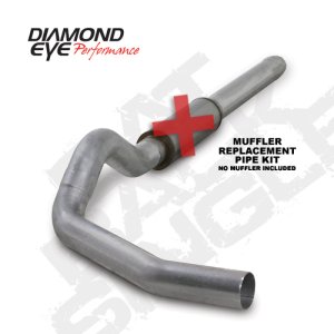 Dodge Cummins 3500 Performance Exhaust - Diamond Eye Performance - Cat Back, Single Rear Exit - `04-`07